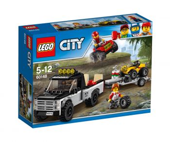 LEGO® City Great Vehicles 60148 - Състезателен отбор с ATV