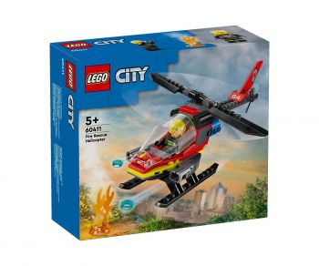 LEGO City 60411 - Спасителен пожарникарски хеликоптер - 5702017582931 - Онлайн книжарница Ciela | ciela.com