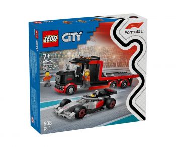 LEGO City 60493 - F1 камион със състезателна кола Audi - 5702018056844 - Онлайн книжарница Ciela | ciela.com