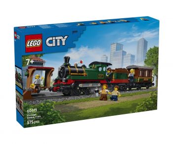 LEGO City 60511 - Старомоден парен влак - 5702018067949 - Онлайн книжарница Ciela | ciela.com