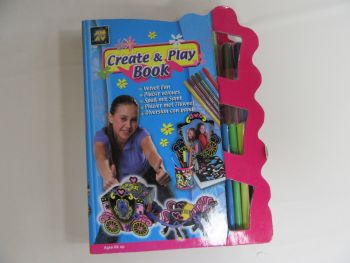 Творчески комплект Create and Play Book  - Нарушен търговски вид - 55350015020-оказион - Онлайн книжарница Ciela | ciela.com
