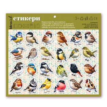 Комплект стикери - Птички - 3800600912089 - Онлайн книжарница Ciela | ciela.com
