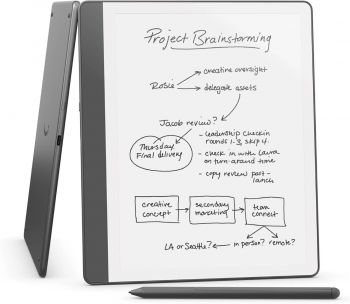 eBook четец Amazon Kindle Scribe 10.2" 2024 - тъмно сив