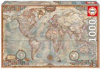 1000 POLITICAL MAP OF THE WORLD - 8412668167643 - Educa - онлайн книжарница Сиела | Ciela.com