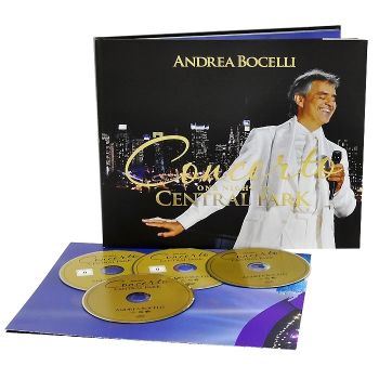 Andrea Bocelli - Concerto - One Night In Central Park (2 CD + 2 DVD) - Онлайн книжарница Ciela | ciela.com