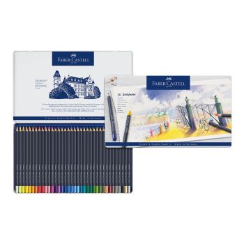 Faber-Castell Goldfaber Метална кутия с 36 цветни молива - Онлайн книжарница Сиела | Ciela.com