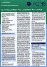 С един поглед - Българските писатели, част 3