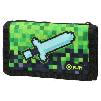 Портфейл - Play Cariteira, детски, с връзка, Pixel Mines - 8600828258984 - Онлайн книжарница Ciela | ciela.com