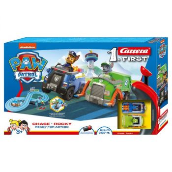 Детска писта с колички Carrera 2.4 м Пес Патрул - Готови за атака - 4007486630406 - Онлайн книжарница Ciela | ciela.com
