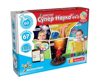 Образователна игра - Супер наука 6 в 1