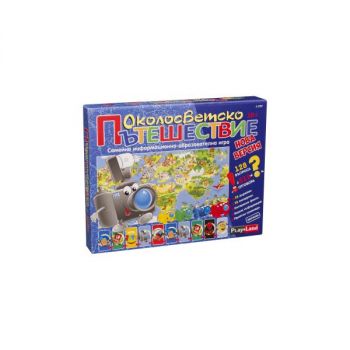 Настолна игра Play Land - Околосветско пътешествие - ciela.com