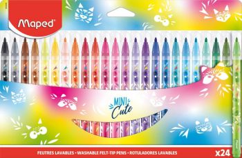 Флумастери Maped Color Peps Mini Cute 24 цвята - Онлайн книжарница Ciela | Ciela.com