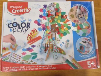 Креативен детски комплект - Направи и оцвети дърво - Maped Creativ Color Play - 3154149070237 - онлайн книжарница Сиела | Ciela.com