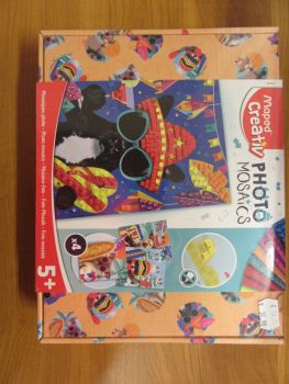 Творчески комплект фотомозайка - Maped Creativ - Животни-приключенци - нарушен търговски вид