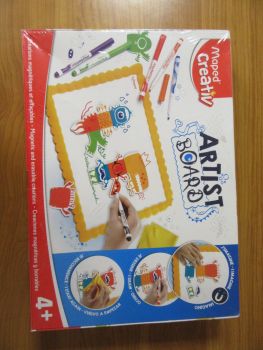 Магнитни изтриваеми фигури, 21 части - Maped Creativ Artist Board - нарушен търговски вид - 3154149071005-оказион - Онлайн книжарница Ciela | ciela.com 