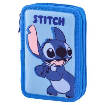 Двоен несесер, пълен, твърд, 2 ципа, Stitch - Waves for days - 8600828263018 - Онлайн книжарница Ciela | ciela.com