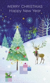 Луксозна релефна картичка - Merry Christmas and Happy New Year - 3800236110484-33.1058 - Онлайн книжарница Ciela | ciela.com