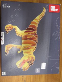 3D пъзел Janod - Т-Rex - нарушен търговски вид - 3700217358372-оказион - Онлайн книжарница Ciela | ciela.com