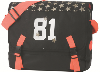 Риплей БТС16 ЖК Чанта за рамо черна звезди