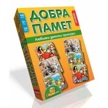 Игра с карти - Добра памет - Любими детски приказки - 3800202590265 - Онлайн книжарница Ciela | ciela.com