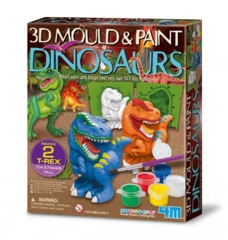 3D Динозаври - Отлей и оцвети - 4893156047779 - Онлайн книжарница Ciela | ciela.com