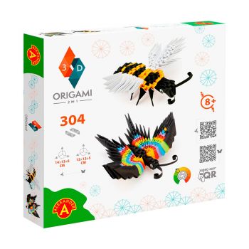 3D Оригами - Пчела и пеперуда - 5906018025668 - Онлайн книжарница Ciela | ciela.com