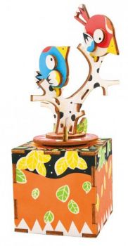 3D Пъзел музикална кутия - песента на птичките - Song of bird and tree - 6946785105605