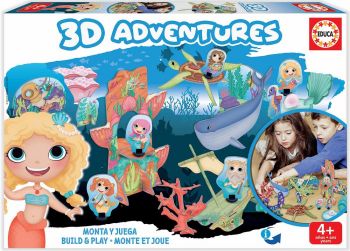 ПЪЗЕЛ EDUCA 3D ADVENTURES SIRENAS 