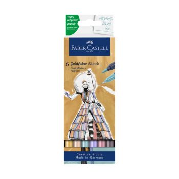 Маркер Faber-Castell - Goldfaber Sketch - Fashion - 6 броя - 4005401648086 - Онлайн книжарница Ciela | ciela.com
