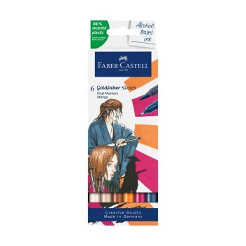 Маркер Faber-Castell - Goldfaber Sketch - Manga - 6 броя - 4005401648093 - Онлайн книжарница Ciela | ciela.com