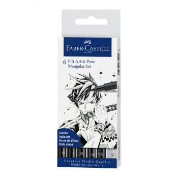 Маркер Faber-Castell - Pitt Manga - Mangaka - 6 броя - 4005401671244 - Онлайн книжарница Ciela | ciela.com