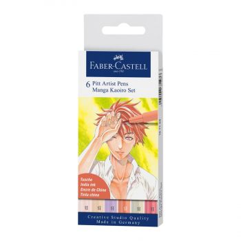 Маркер Faber-Castell - Pitt Manga - Kaoiro - 6 броя - 4005401671688 - Онлайн книжарница Ciela | ciela.com