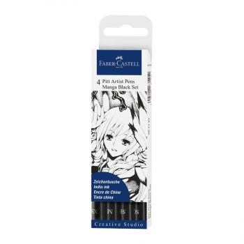Маркер Faber-Castell - Pitt Manga - 4 броя - 4005402671212 - Онлайн книжарница Ciela | ciela.com