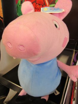 Плюшена играчка Simba - Peppa Pig - Прасенцето Джордж, 31 cm - нарушен търговски вид - 4006592057626-оказион - Онлайн книжарница Ciela | ciela.com