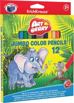 Цветни моливи Art Berry 12 бр - Онлайн книжарница Сиела | Ciela.com