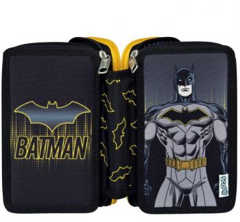 Ученически несесер - Undercover - Scooli - Batman - с три отделения - 4043946326786 - Онлайн книжарница Ciela | ciela.comа