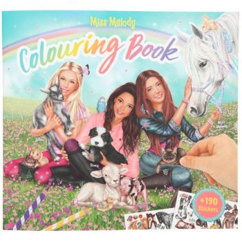 Книжка за оцветяване Miss Melody с животни - Онлайн книжарница Сиела | Ciela.com