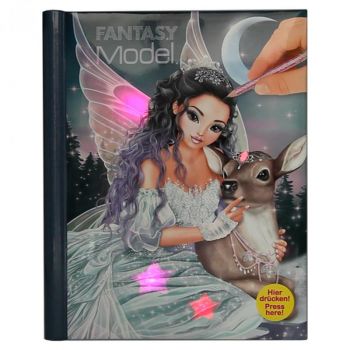 Книжка за оцветяване Fantasy Model с LED светлина - Онлайн книжарница Сиела | Ciela.com