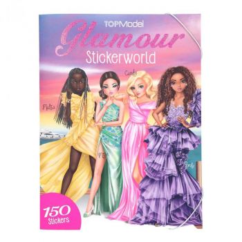 Книжка със стикери TOP MODEL STICKERWORLD GLAMOUR - Онлайн книжарница Сиела | Ciela.com