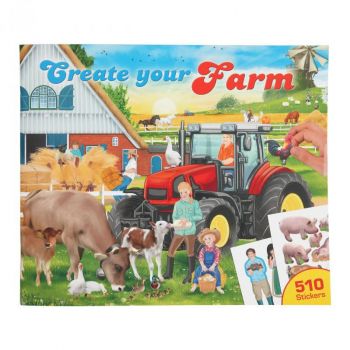 Книжка със стикери „Създай своята ферма“ - Онлайн книжарница Сиела | Ciela.com