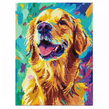 NeedleArt Диамантен гоблен с подрамка - Good Boy 30х40 - 4895225950836 - Онлайн книжарница Ciela | ciela.com