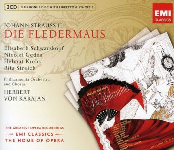 JOHANN STRAUSS II - DIE FLEDERMAUS 2CD