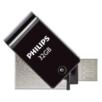 USB флаш памет PHILIPS 3.0 32GB 2 в 1 - High-Speed USB и Micro USB - Онлайн книжарница Сиела | Ciela.com