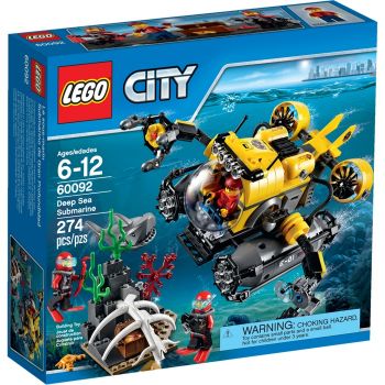 LEGO City - Дълбоководна подводница - 274 части