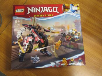 Конструктор LEGO Ninjago - Преобразуващият се робот на Сора и състезателен мотоциклет - нарушен търговски вид - 5702017413075-оказион - Онлайн книжарница Ciela | ciela.com