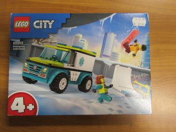 LEGO City - Линейка за спешна помощ и сноубордист 60403 - 5702017566764 - Онлайн книжарница Ciela | ciela.com