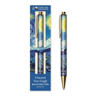 Химикалка Flame Tree - Vincent van Gogh - The Starry Night - 9781835622339 - Онлайн книжарница Ciela | ciela.com