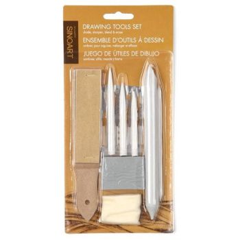 Инструменти за рисуване, комплект, 9 бр. - 6924309090347 - Онлайн книжарница Ciela | ciela.com
 