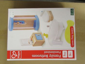 Дървена играчка Hape - мебели - баня - нарушен търговски вид - 6943478004498 - Онлайн книжарница Сиела | Ciela.com