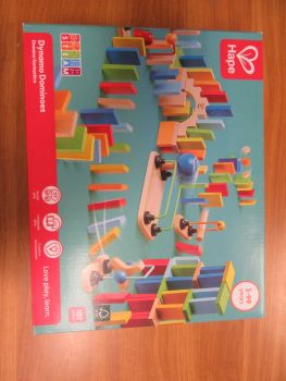 Дървена играчка Hape - Домино - нарушен търговски вид - 6943478011595-оказион - Онлайн книжарница Ciela | ciela.com